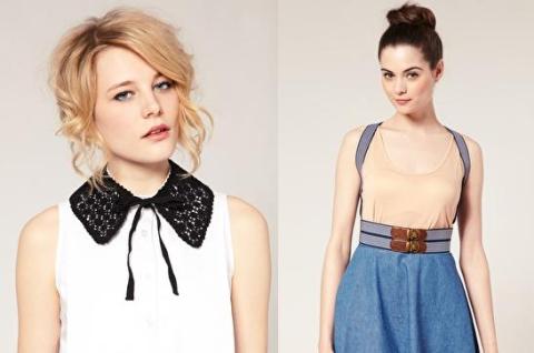 ASOS Belt and ASOS Lace Collar