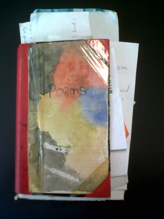 poetry book - old poems - old notebook