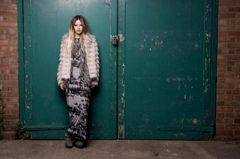 Acid Wash Maxi Dress