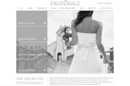 Proposals Bridalwear Shop in Crawley, West Sussex