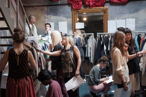 Brighton Fashion Graduates Backstage 2012