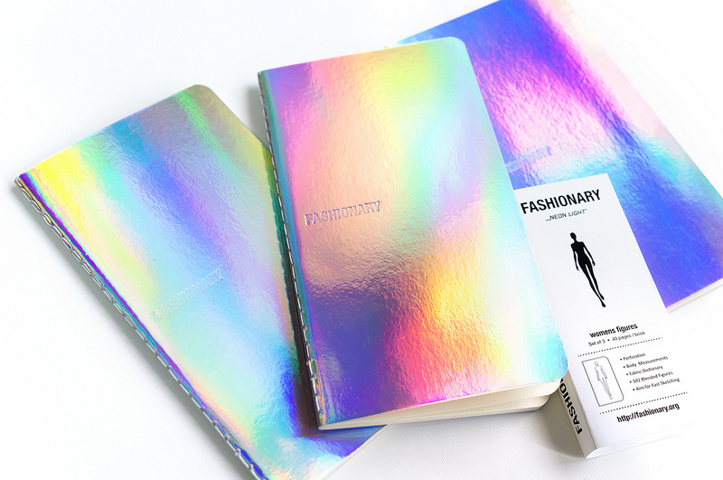 Neon Light Fashionary sketchbook