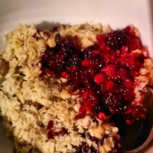 Blackberry and bilberry crumble IMG_20140831_211155