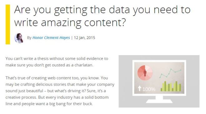 Are you getting the data you need to write amazing content?