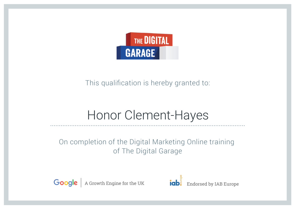 Google certificate
