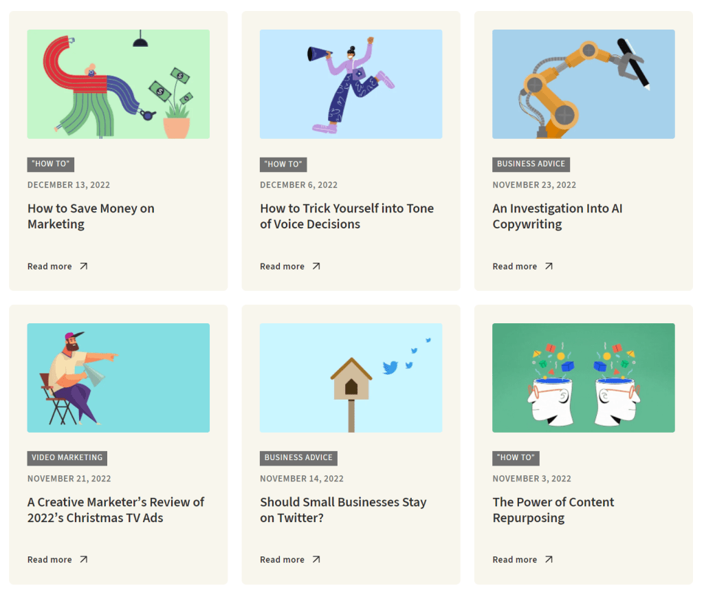 Eight years of content&nbsp;writing