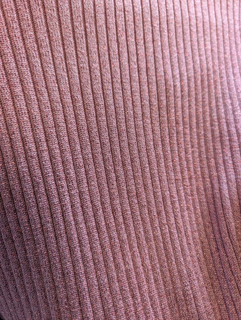 Pink lurex material