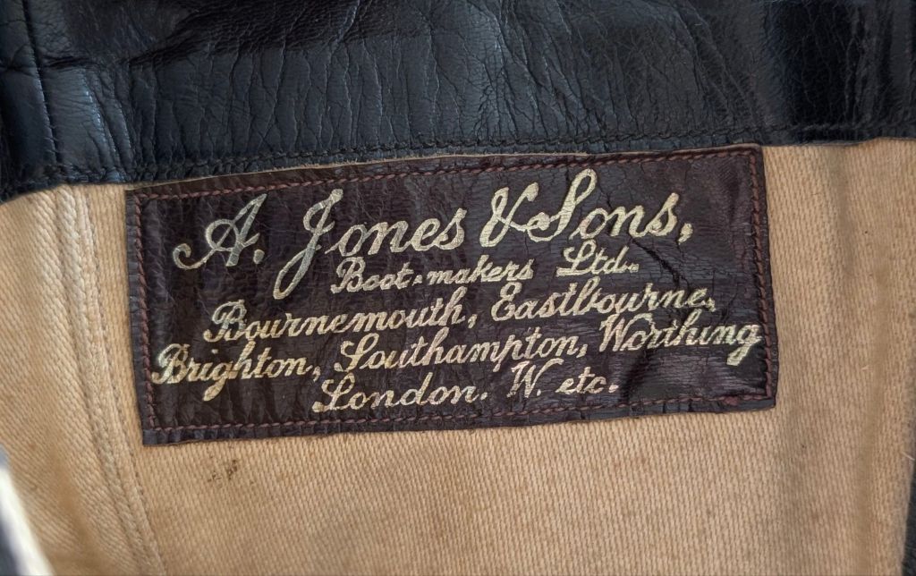 Edwardian Jones Bootmaker label
